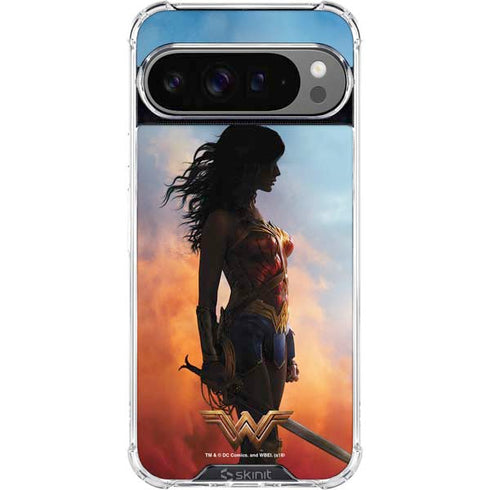 DC Comics Wonder Woman Movie Poster Stance Pose Google Pixel 10 Pro XL Clear Case